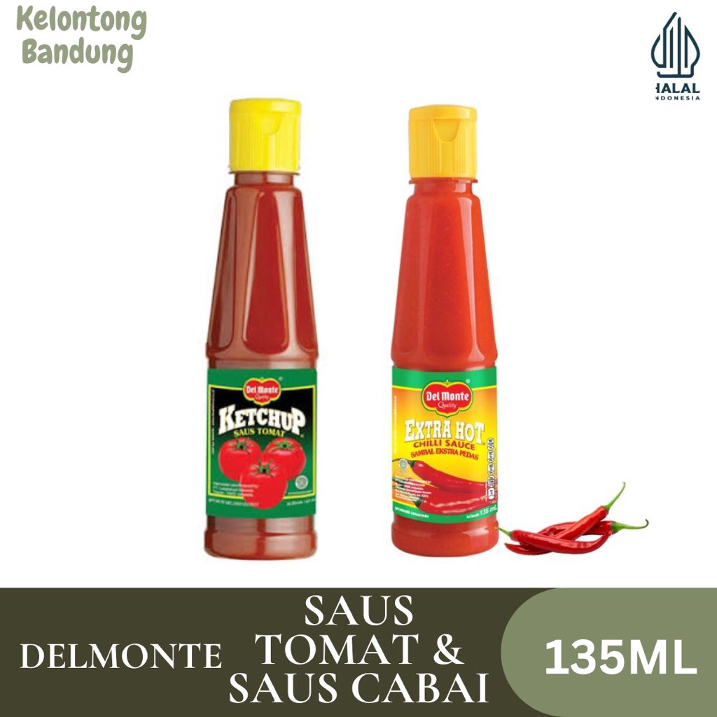

Del Monte / Delmonte Sauce / Saus Extra Hot / Saus Tomat Kemasan 135 ml
