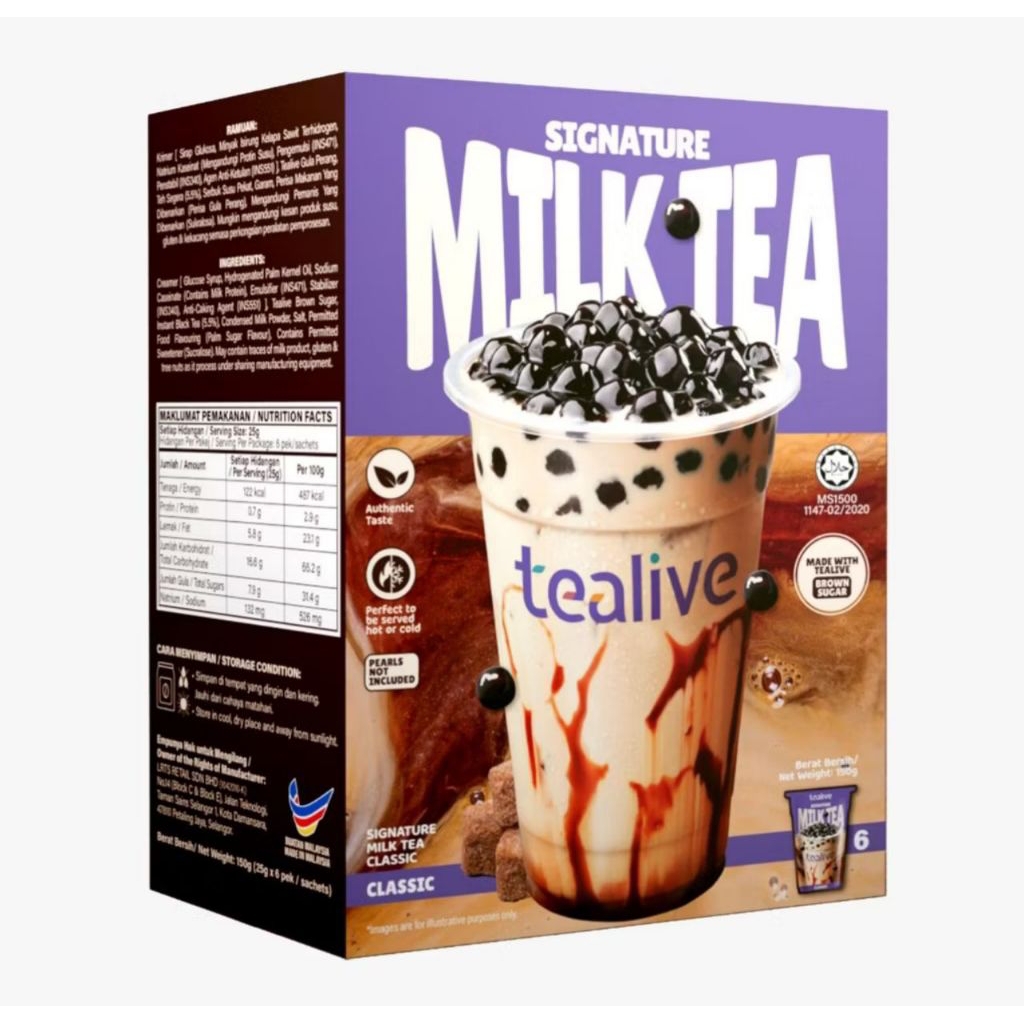 

TEALIVE SIGNATURE MILK TEA 3 IN 1