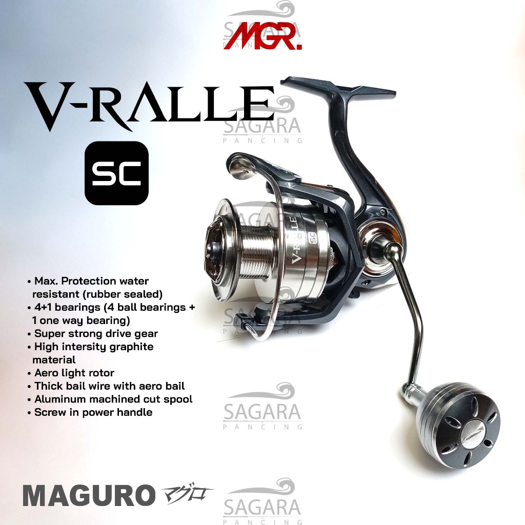 Reel Maguro V-Ralle | Reel Jigging | Reel Dasaran | Reel Casting | Sudah Power Handle