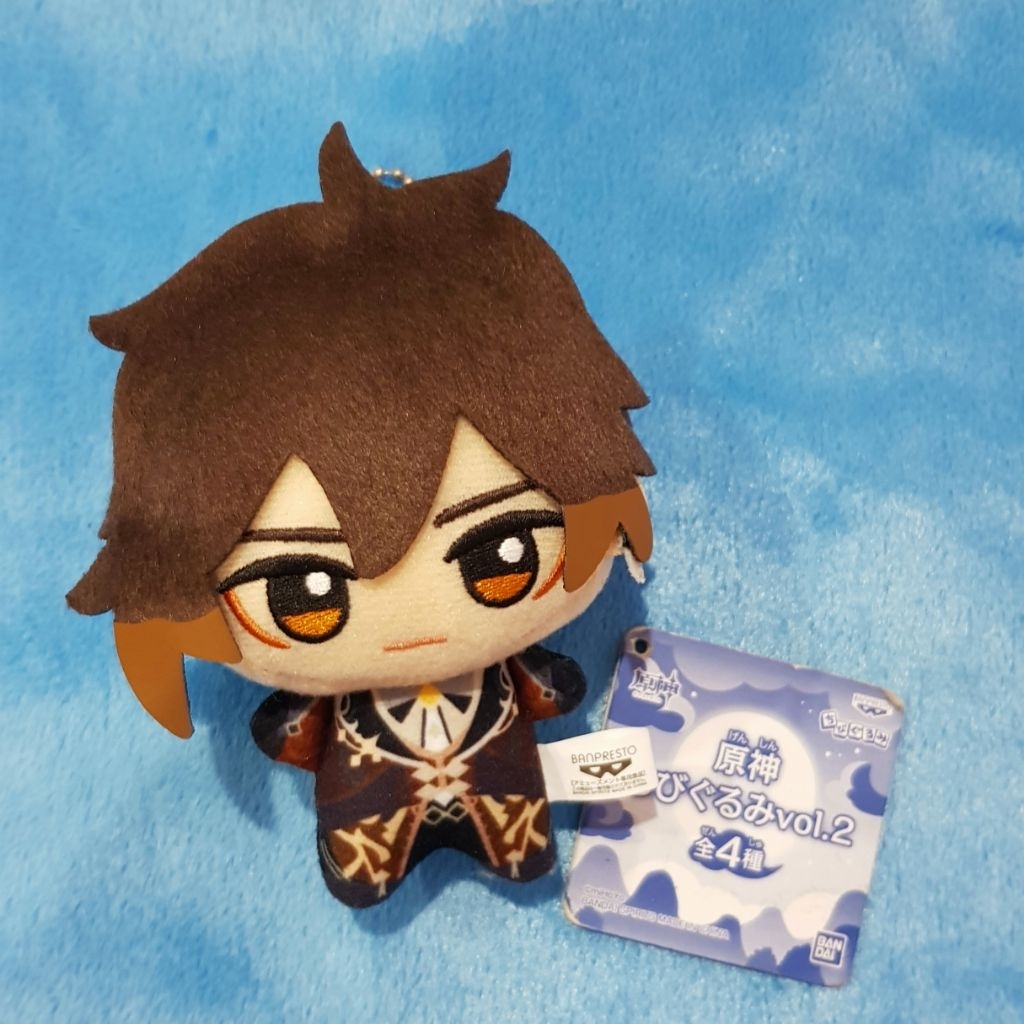 BOOKED Chibigurumi genshin impact zhongli versi 1 2021 original japan boneka anime ganci doll chibi 