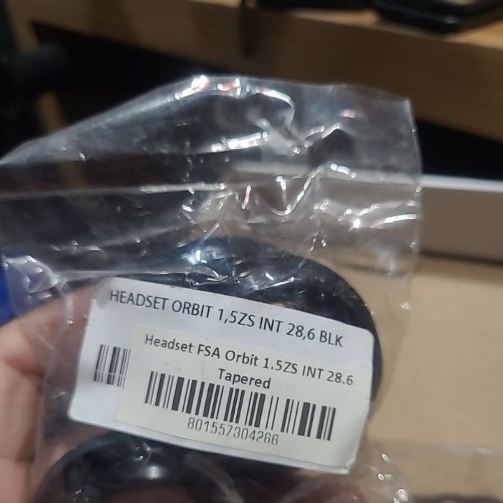 HEADSET FSA ORBIT 1.5ZS INT 28.6 TAPERED