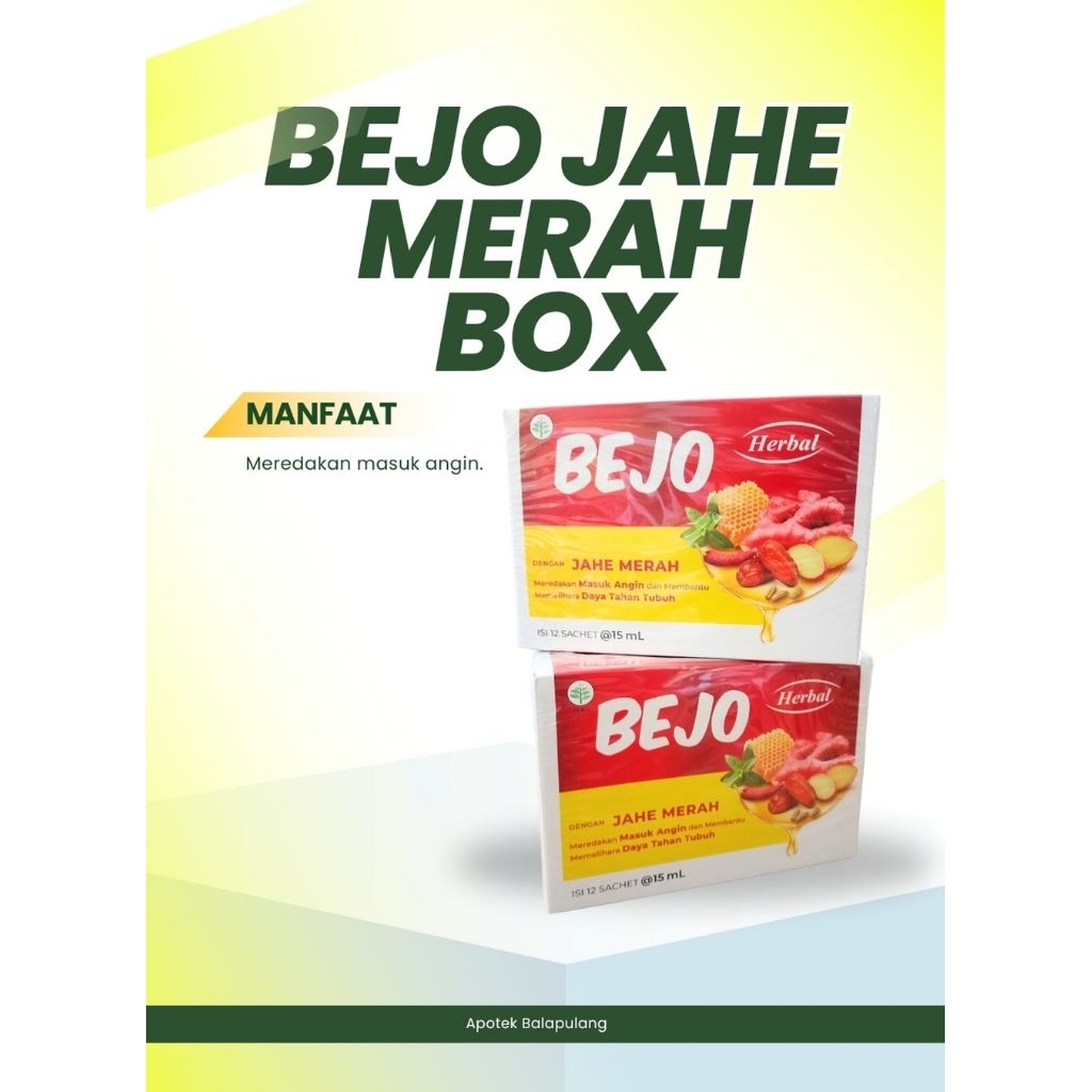 

BEJO Masuk Angin @12 sachet/box