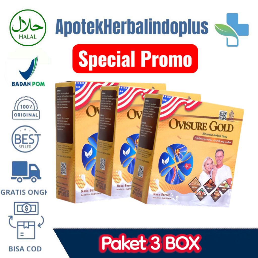 

Promo 3Box Susu Ovisuregold Menjaga kesehatan Tulang dan Sendi