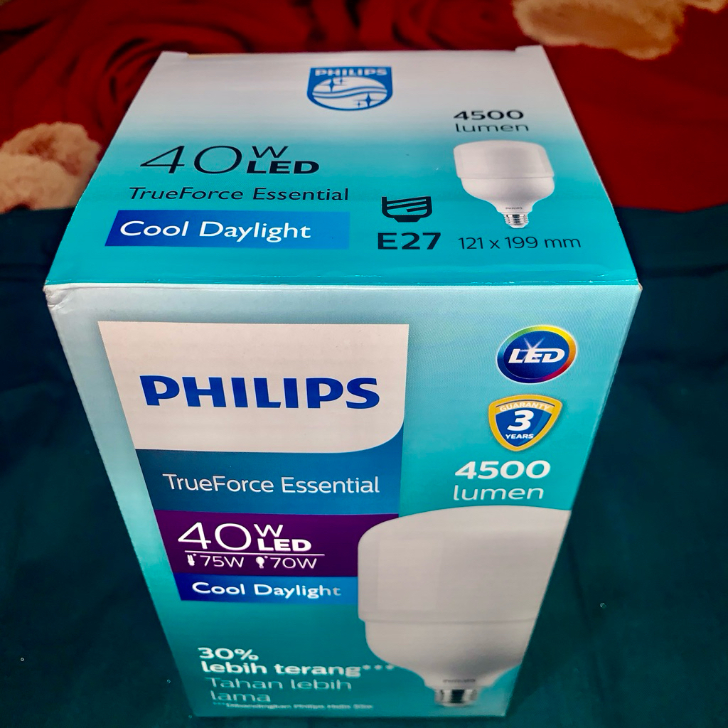 Lampu LED TL Philips 40 watt Original 100% Guaranty 3 Years 4500 lumen 30% lebih terang tahan lebih 