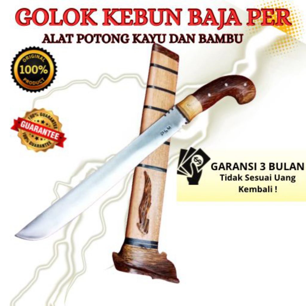 GOLOK KEBUN | Golok Kebun Baja Per > Golok Serbaguna Awet