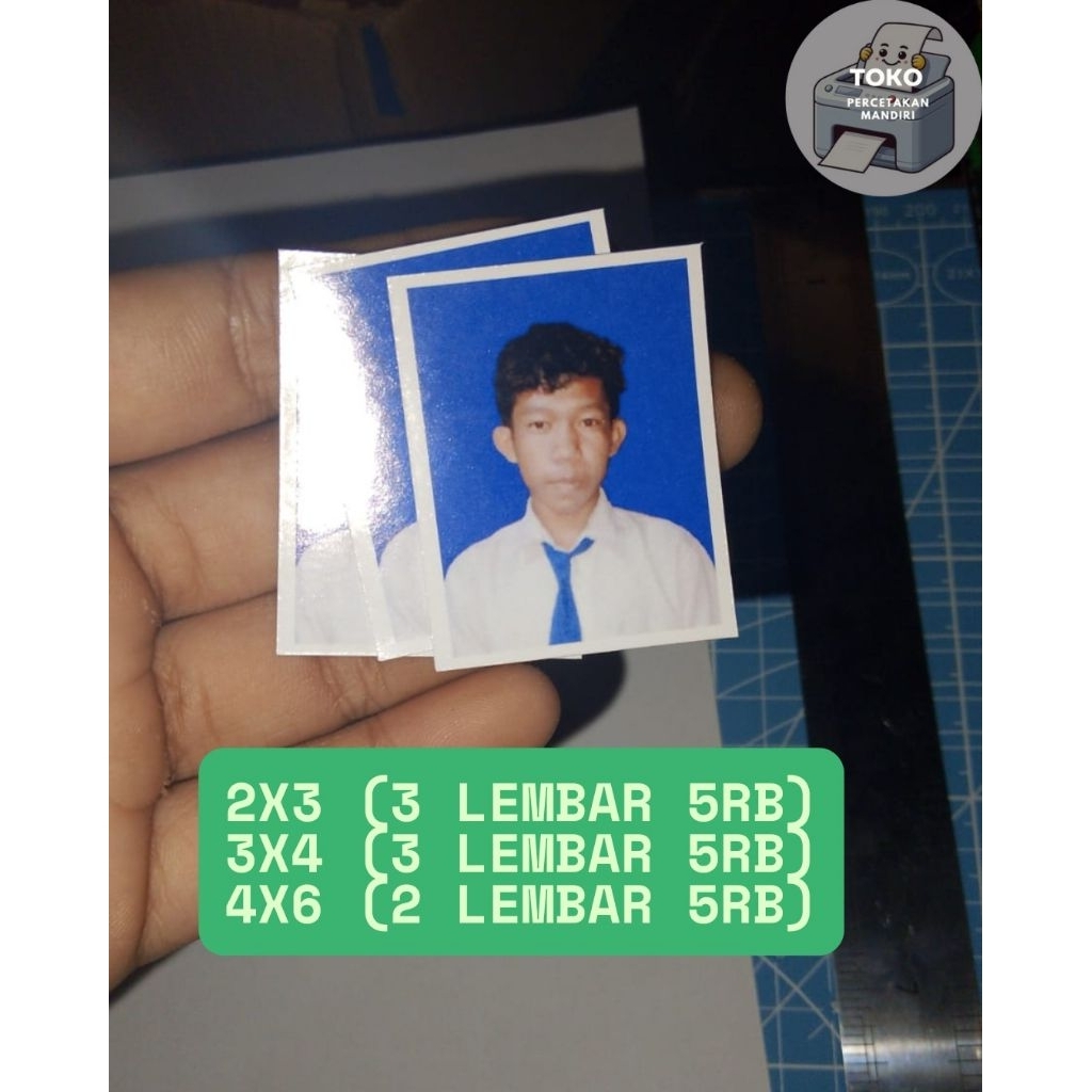 Cetak Pas Foto/Pas Foto/Edit background