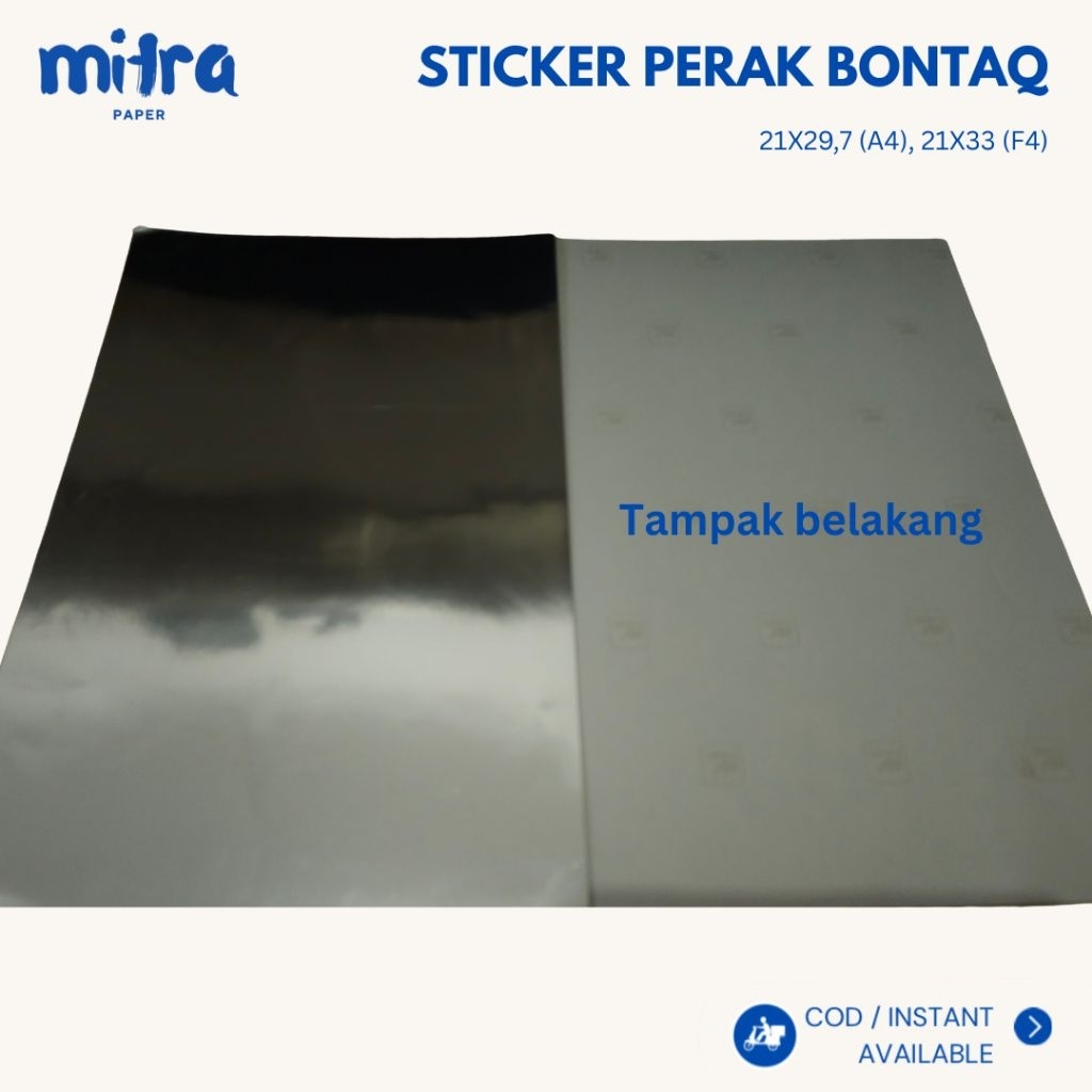 

Sticker Perak / Bontaq Perak Merk Camel Ukuran A4/F4