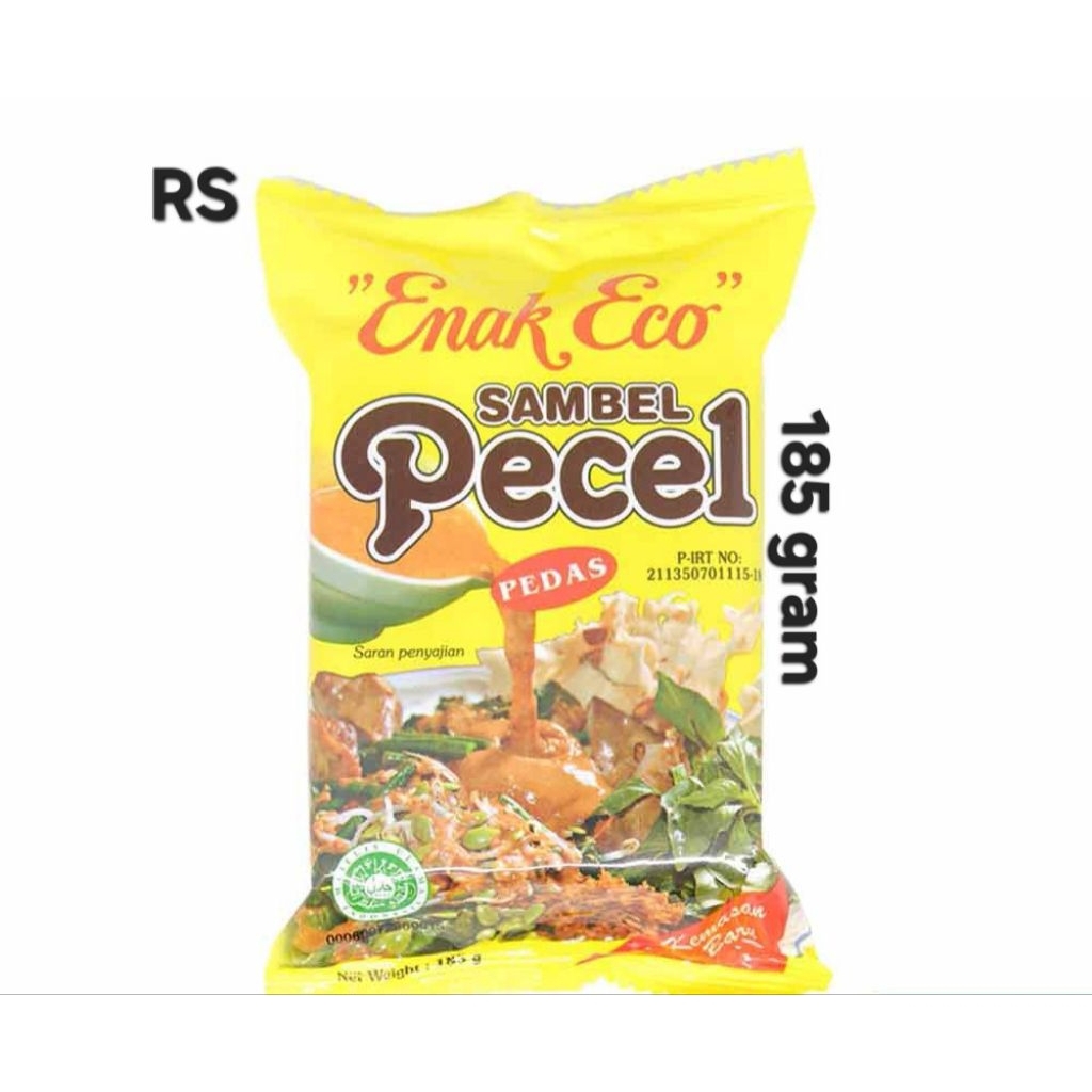

enak eco bumbu pecel pedas 185g
