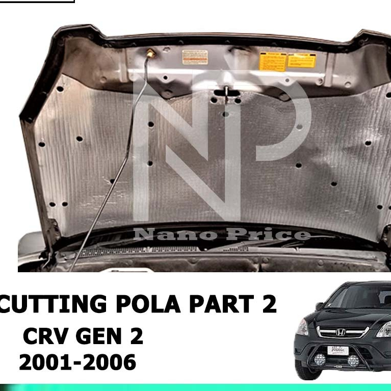 Peredam panas kap mesin mobil CRV Gen2 2001 - 2006