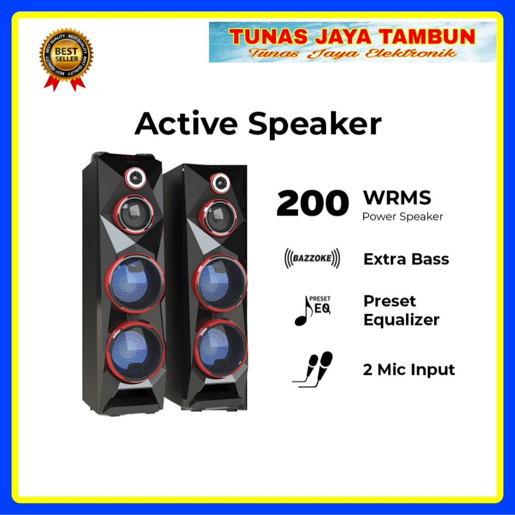 SPEAKER AKTIF POLYTRON PAS 8CF28 / POLYTRON PAS 8CF28 / POLYTRON SPEAKER BLUETOOTH PAS 8 CF 28