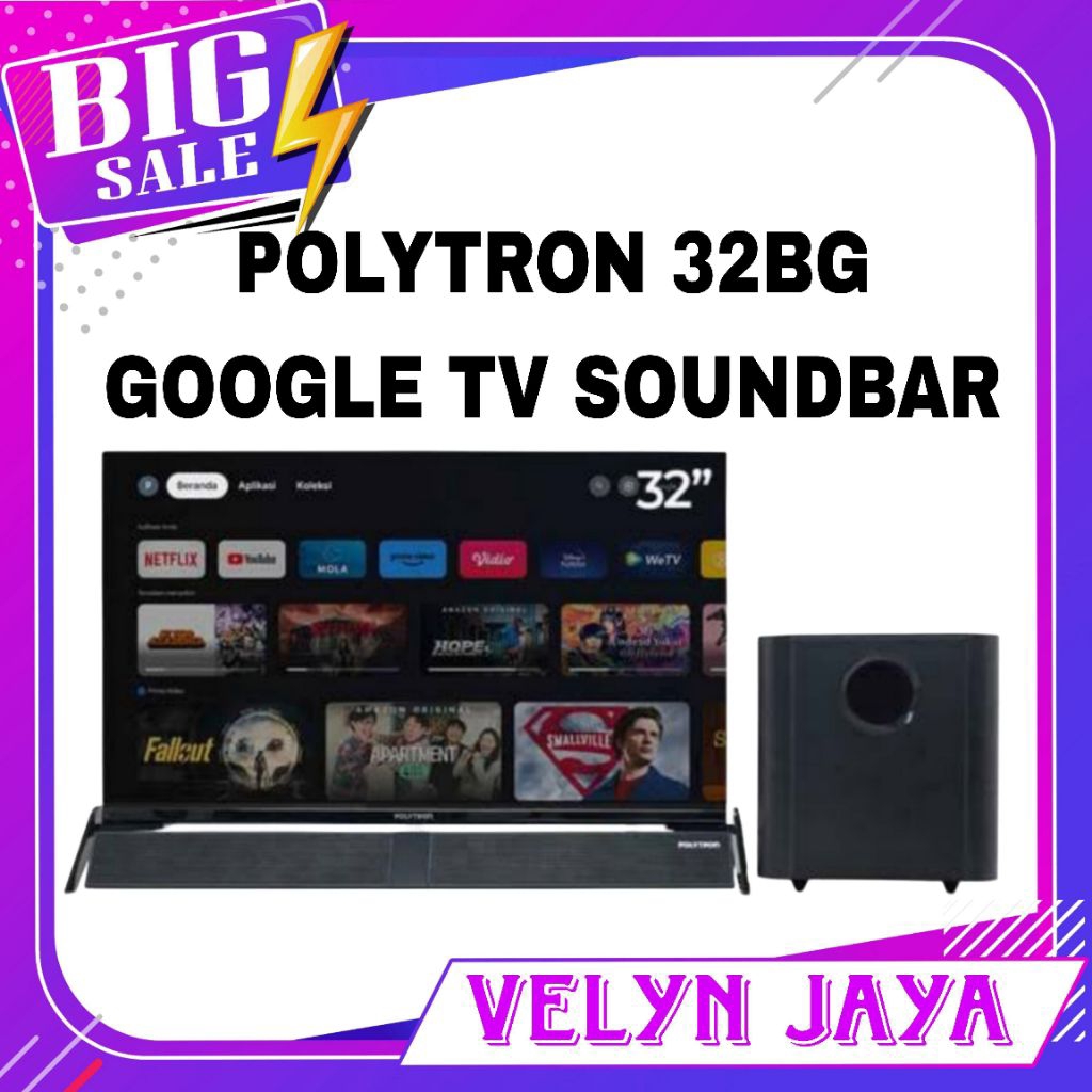 Polytron google tv 32 inch tv polytron android google tv 32 inch soundbar