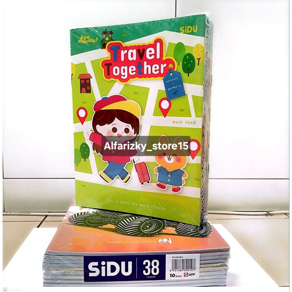 

Buku Tulis SIDU 38 Lembar, 1 Pak isi 10 Buku Terlaris