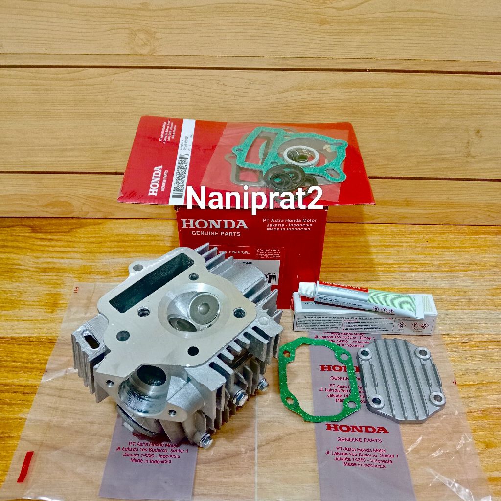Blok Head Assy/Cylinder Head GN5 + Topset + Lem Honda Grand/Supra x lama/Prima