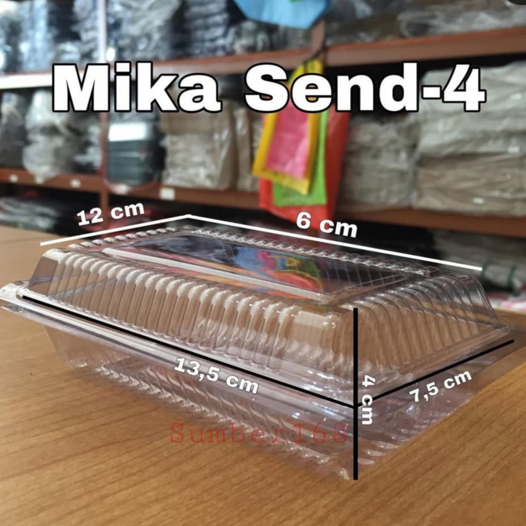 

[isi 100] Mika Plastik 4 Send / Mika Kue Plastik Bening 4 Send