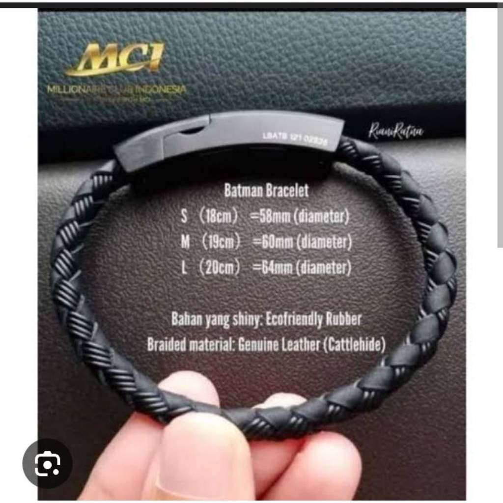 Gelang Batman MCI Original Segel Promo