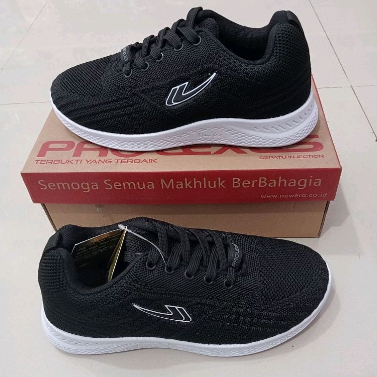 Sepatu New era ProLexus Sepatu sekolah Hitam Putih