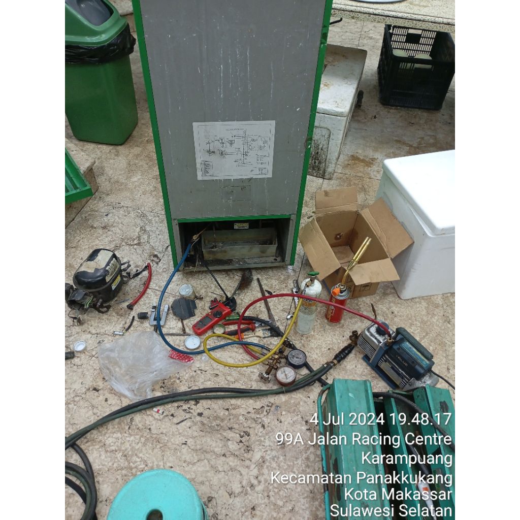 servis kulkas, chiller, freezer, coller