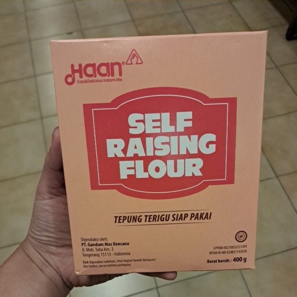 

Haan Self Raising Flour ( Tepung Siap Pakai)400gr