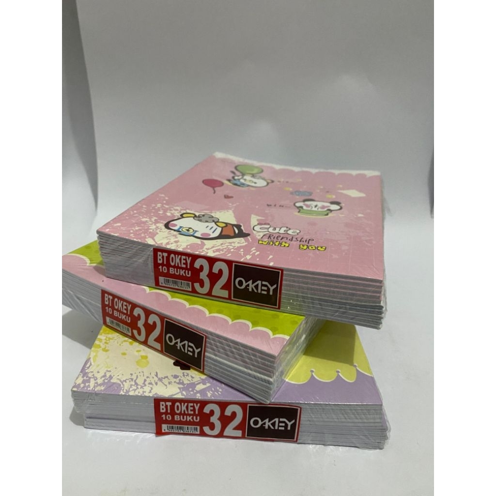 

BUKU TULIS OKEY - 1 PAK ISI 10 BUKU (1BUKU ISI 32 LEMBAR)