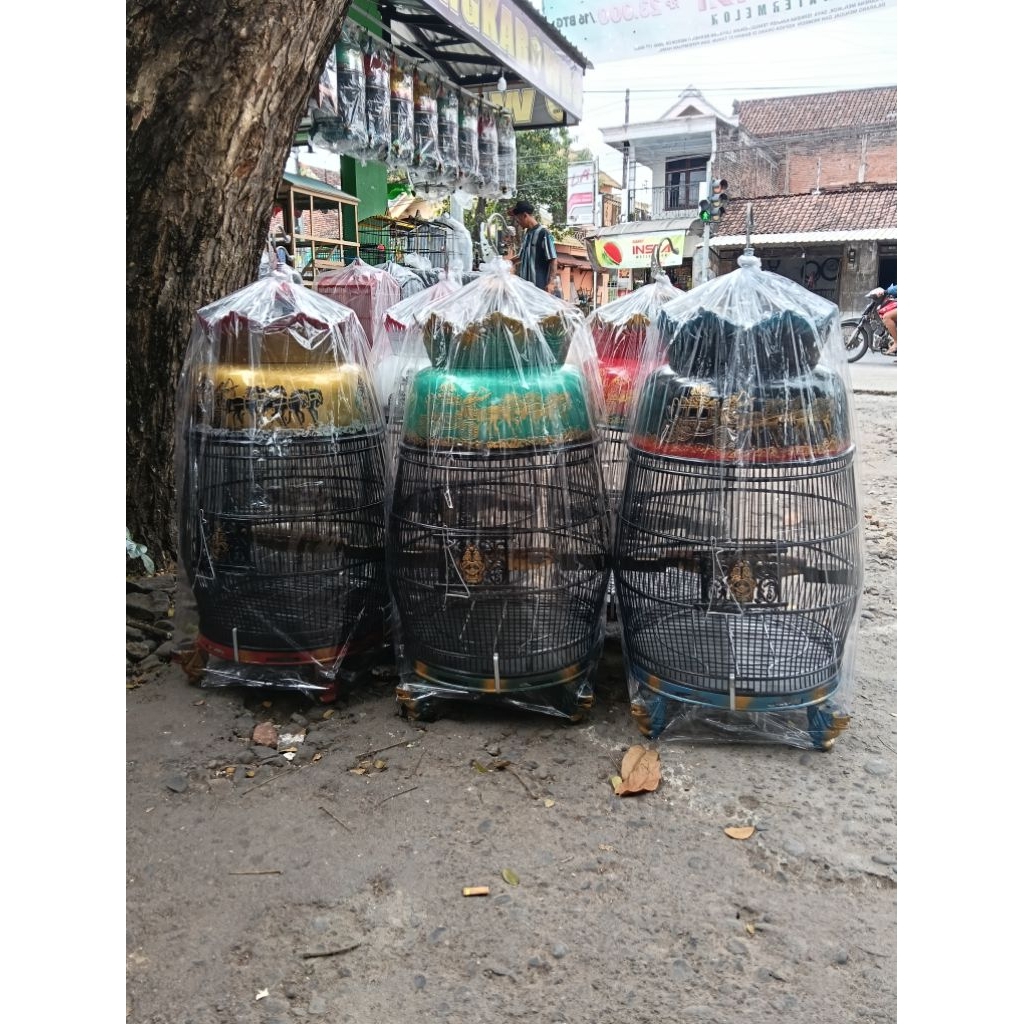 SANGKAR PERKUTUT FIBER KATESAN