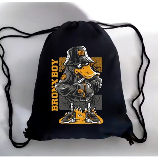 tas serut cowo cewe String Bag Anti Air TERLENGKAP - Tas Ransel Serut Tas Olahraga Tas Sekolah masak