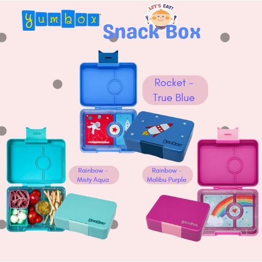 Yumbox Snack - 3 Compartment / Lunchbox Leakproof Bento Snack Box Kotak Lunch Box Anak