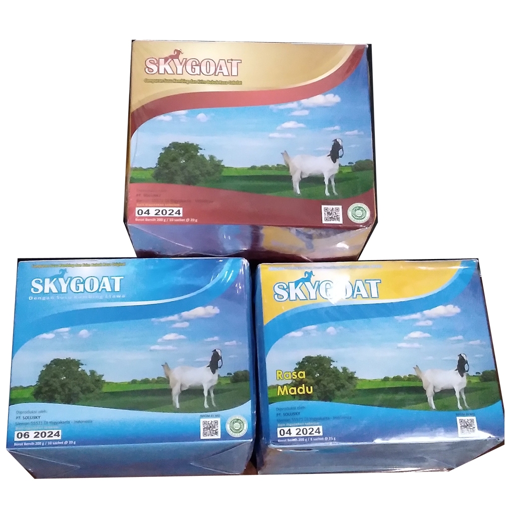 

SKYGOAT Susu Kambing bubuk sky goat Original Coklat Madu - Exp : 2027