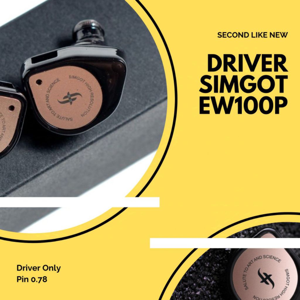 Simgot EW100P Driver Only In Ear Monitor IEM Earphone  - Second Minus
