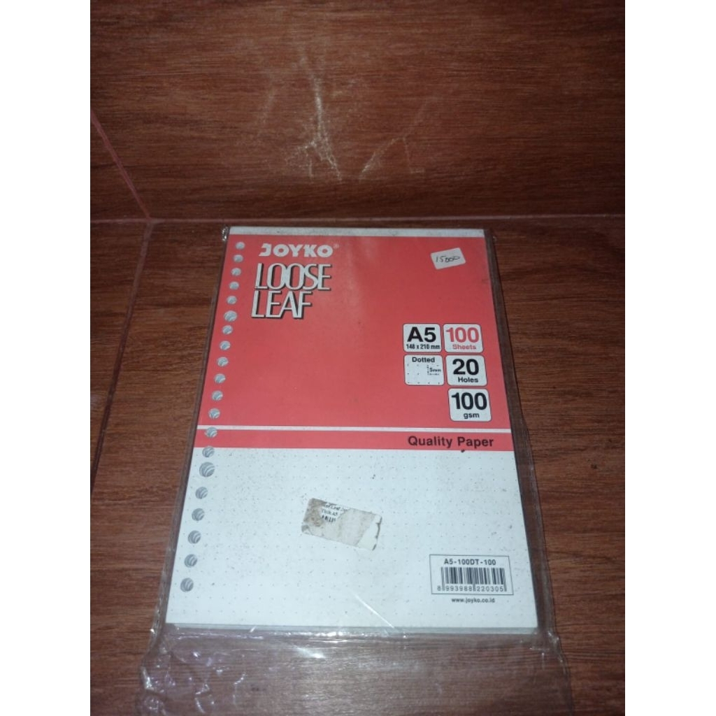 

Isi binder Joyko A5 isi 100