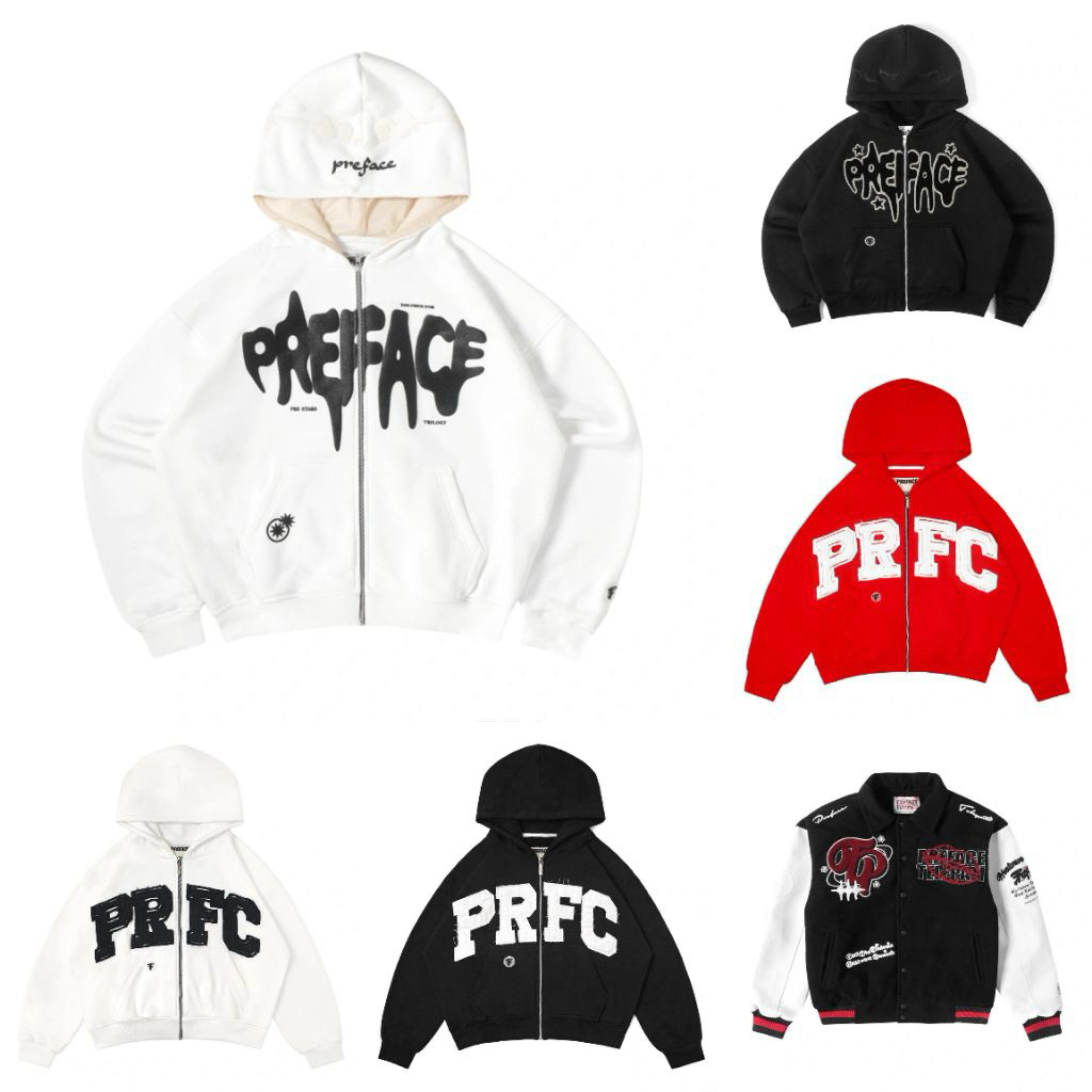 PREFACE HOODIE COLLECTION / HOODIE PREFACE / HOODIE PRFC / PREFACE UNFINISHED / PREFACE STARRY