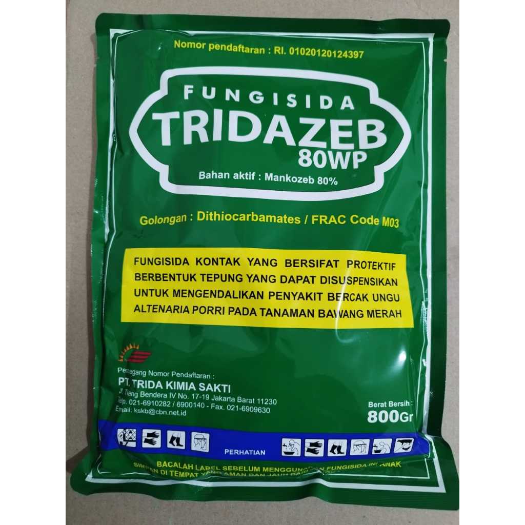 

TRIDAZEB 80WP 800Gr FUNGISIDA
