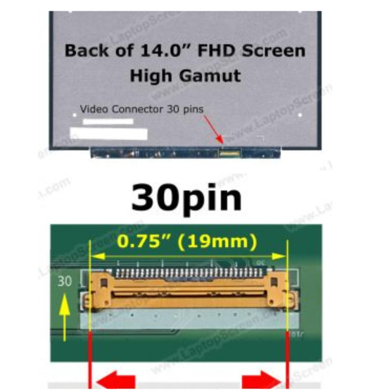 LED lcd Lenovo v14 g2 itl