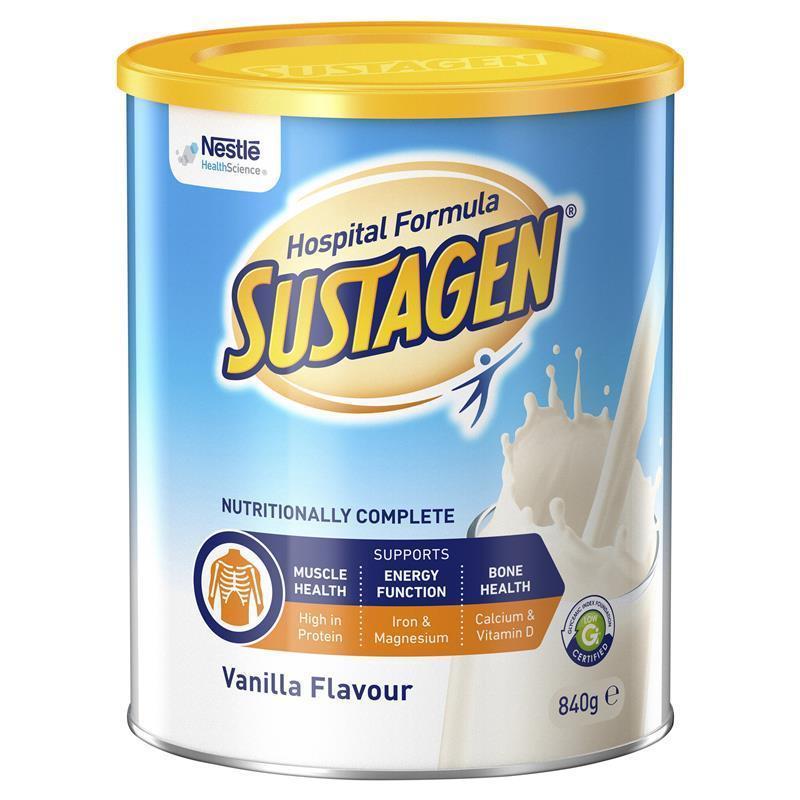 

Nestle Hospital Formula Sustagen Vanilla Flavour 840 gram