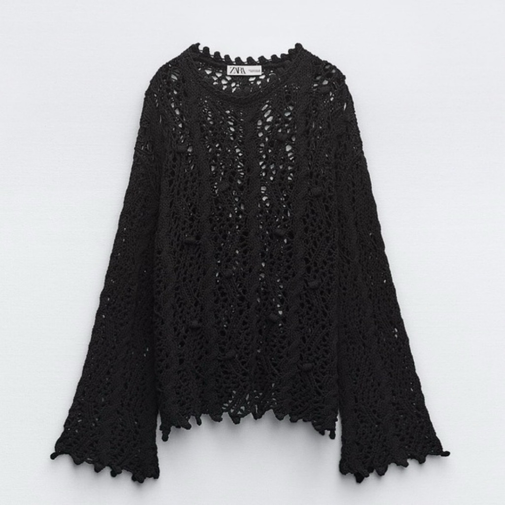 preloved zara knit top sweater