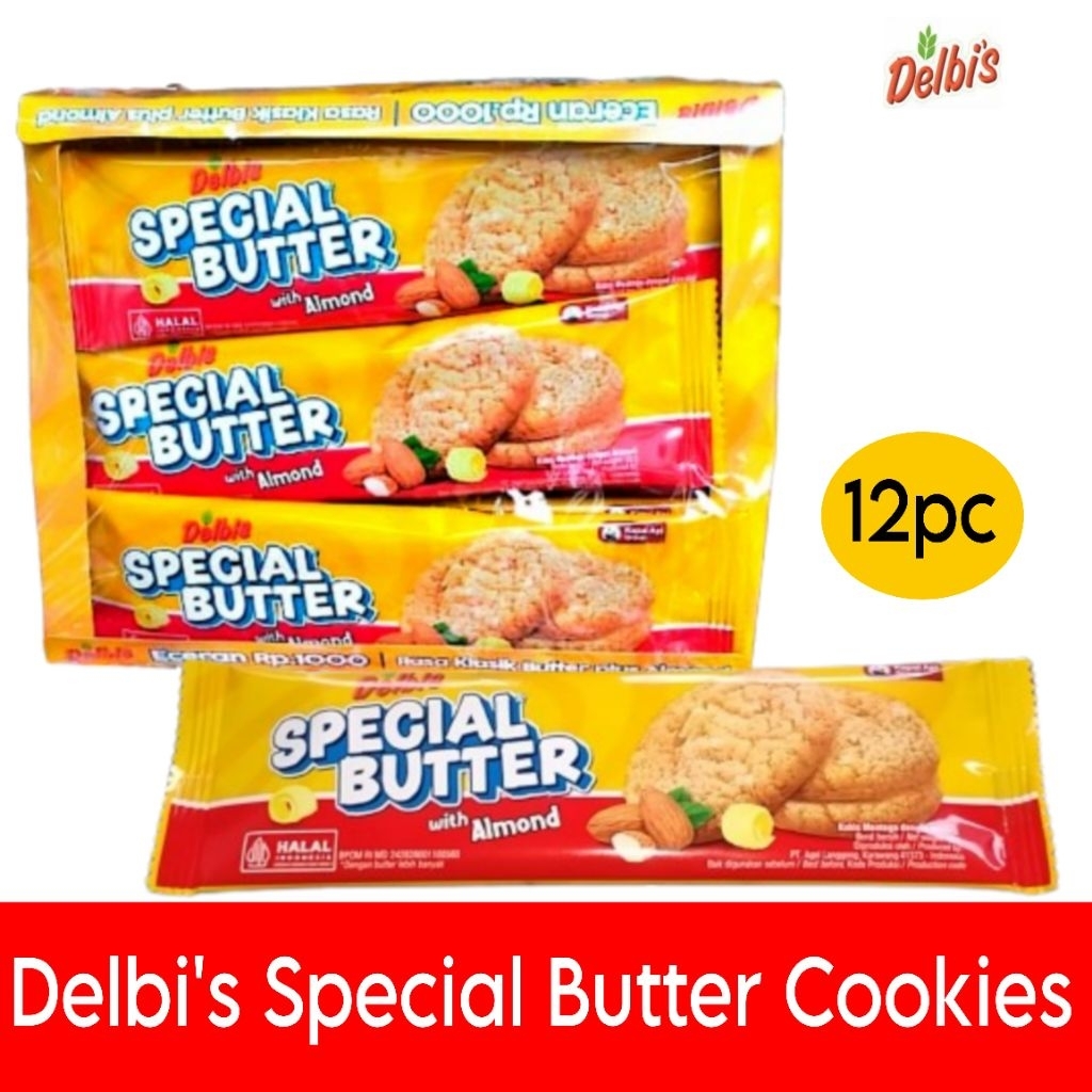 

Delbis special butter with almond kukis isi 12sachet