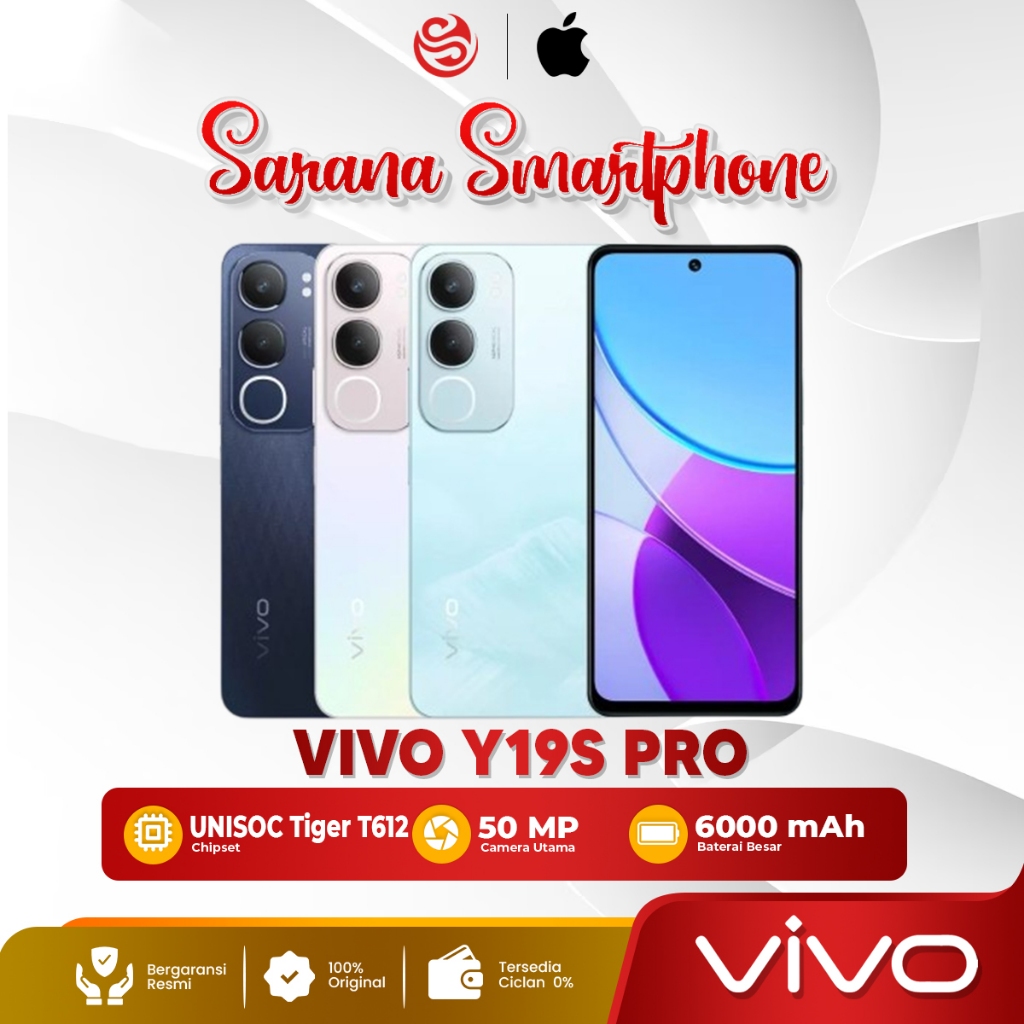 Vivo Y19S PRO 4/64 GB 4/128 GB 6/128 GB | hp android murah 1 Jutaan Terbaru 2025 | Garansi Resmi