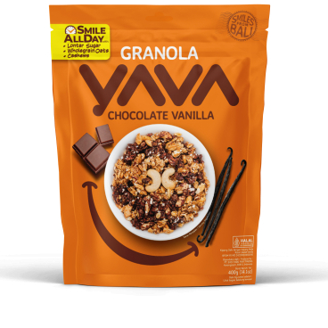 

YAVA Granola Chocolate Vanilla 400g / YAVA Granola