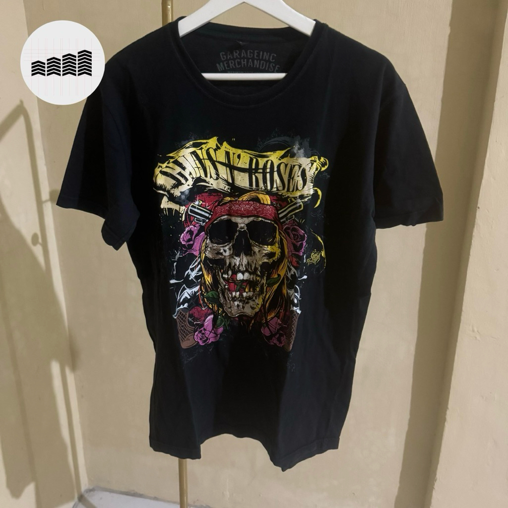Garage Inc Merchandise - Kaos T-shirt Band Guns N Roses Size L bekas / second / seken