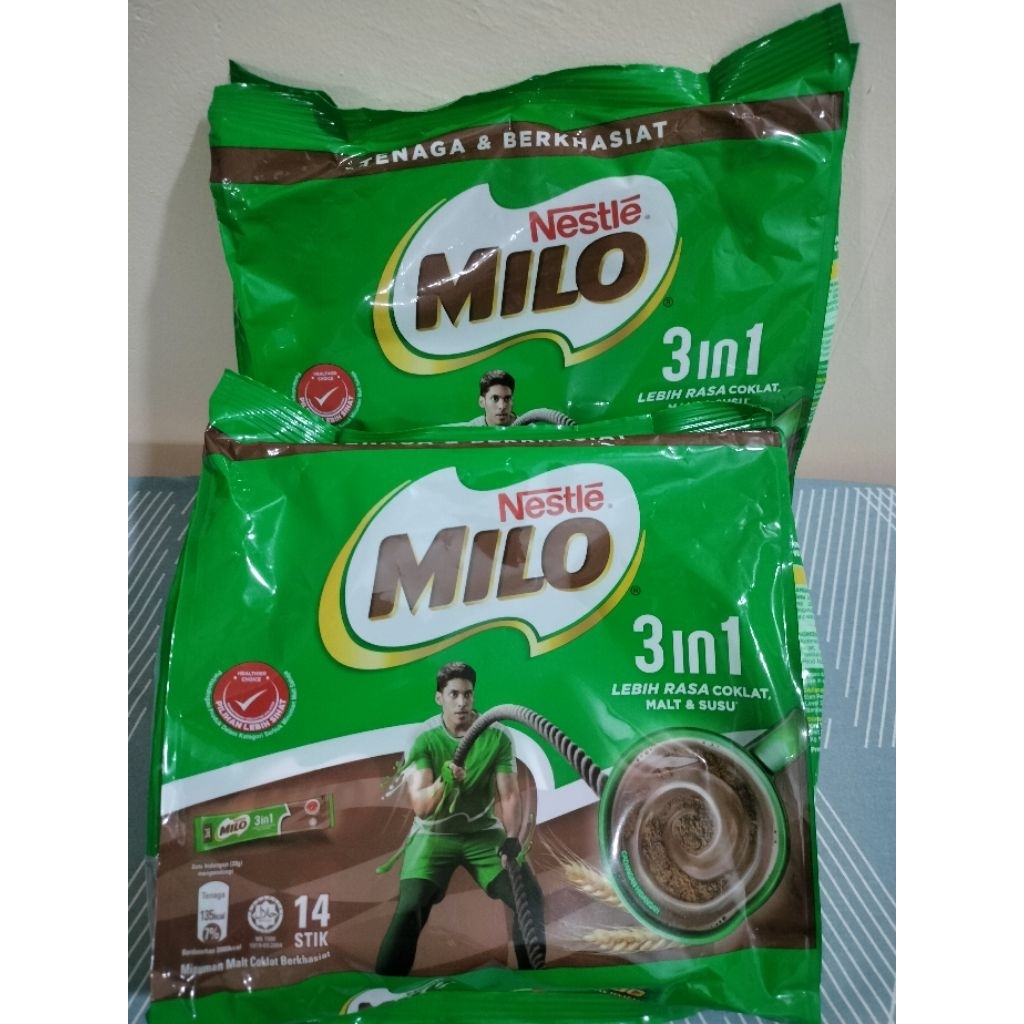 

Milo 3 in 1 isi 14stik 1pack #milo sachet
