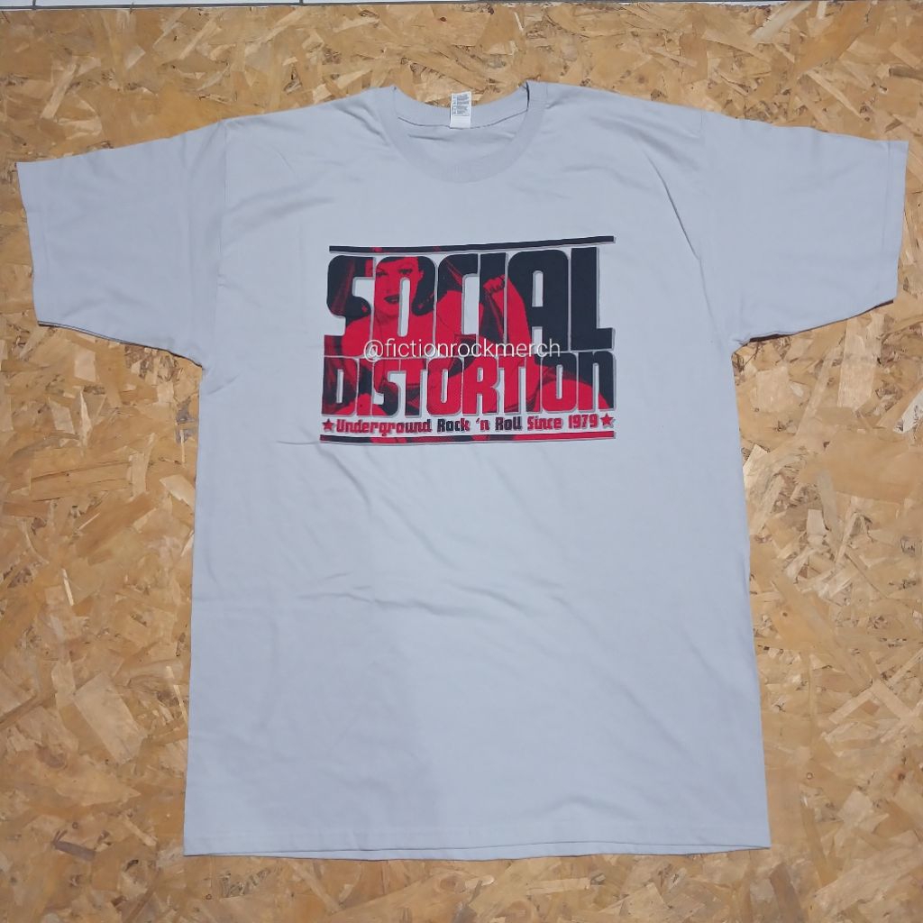 Kaos Band SOCIAL DISTORTION import original Size LARGE - Since 1979