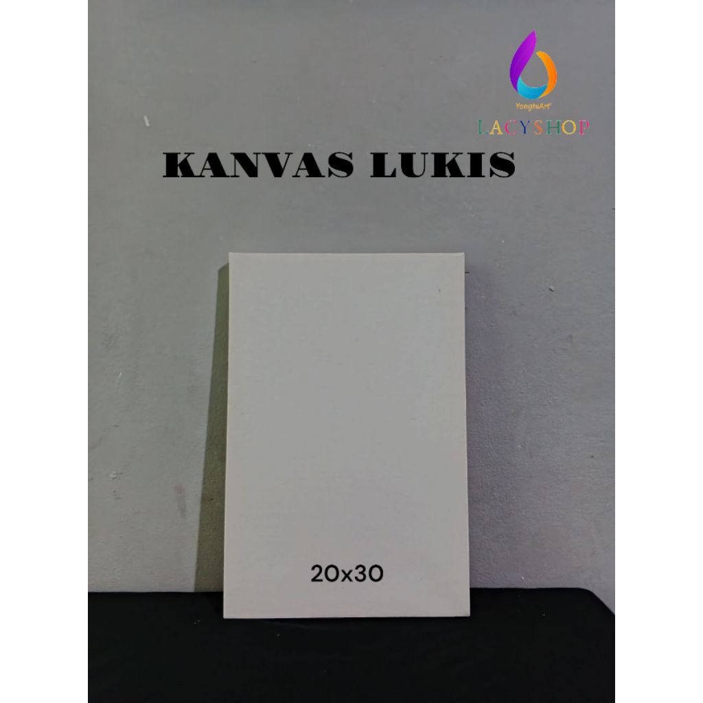 

Kanvas lukis kayu spanram ukuran 20x30