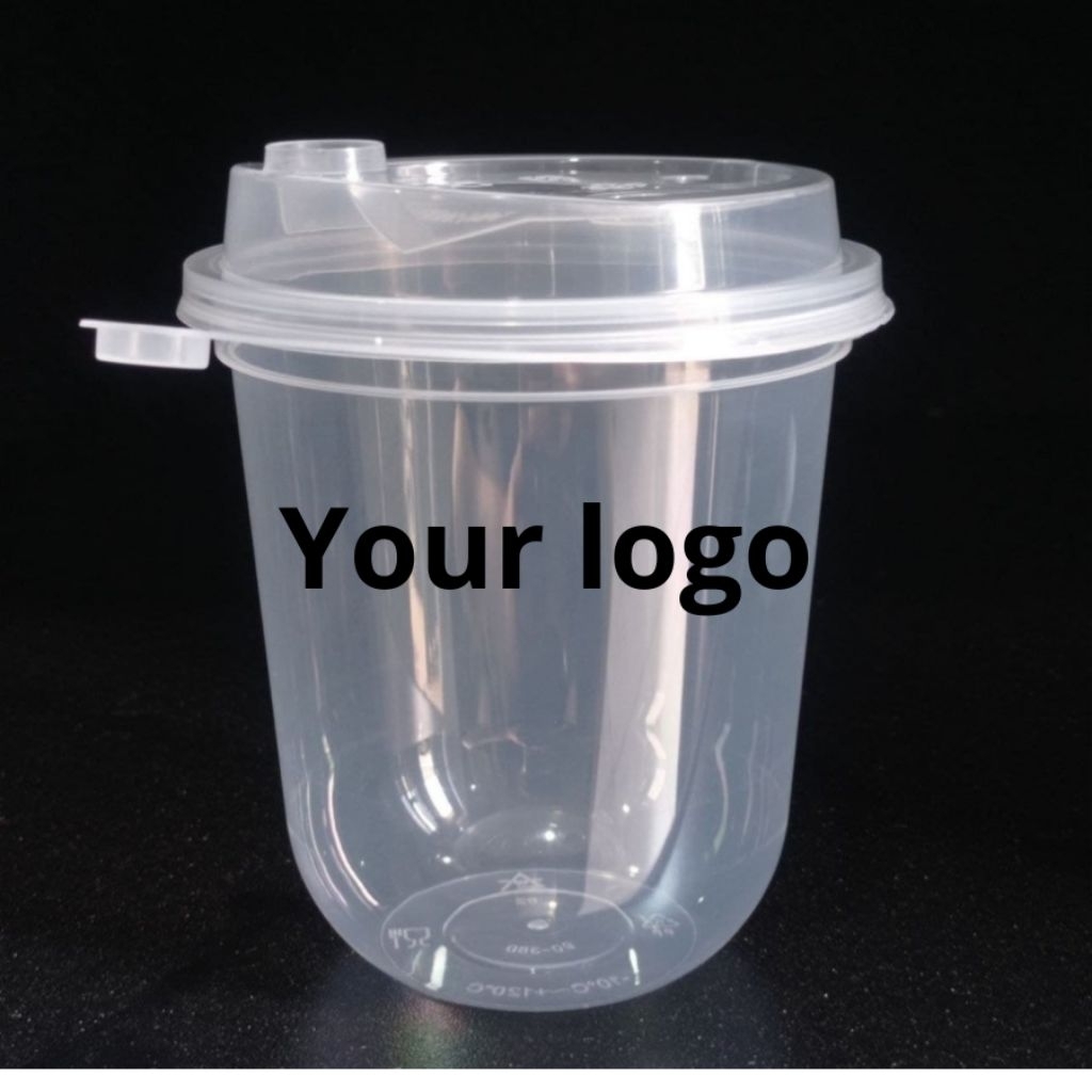 cup injection 12 oz oval 380 mili