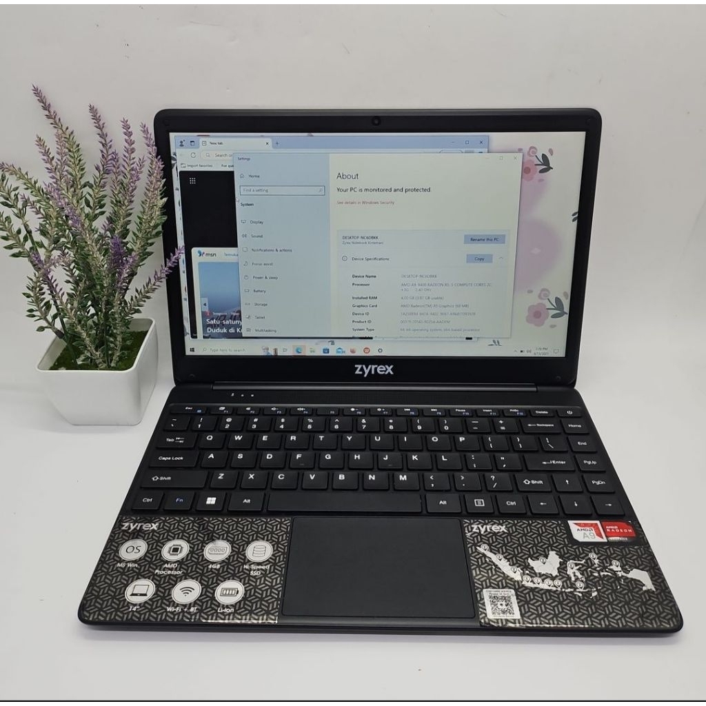 Zyrex kintamani AMD A9 SSD 128