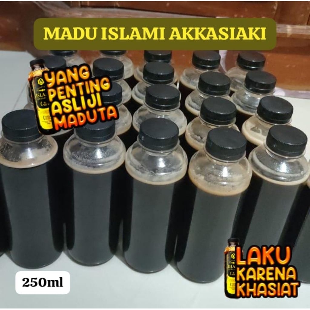 

MADU ASLI 100% MADU MELLIFERA MADU RUQYAH ISLAMI AKKASIAKI 250 ml