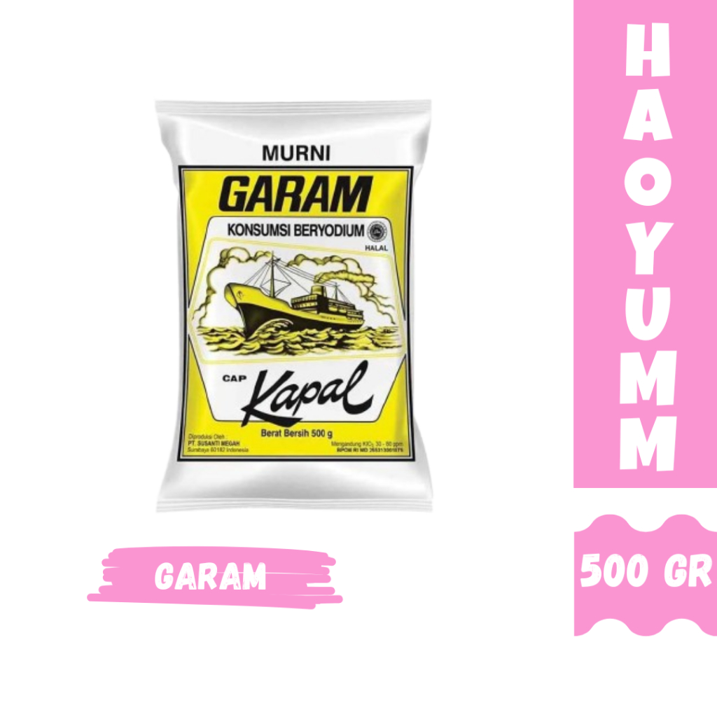 

Garam Kapal 500gr [HAOYUMM]