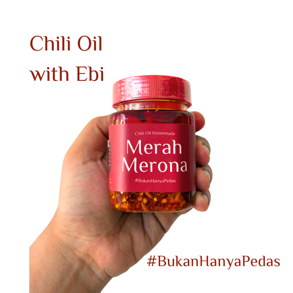 

Chili Oil Ebi Premium 150ml – Pelengkap Dimsum, Mie dan masakan| 100% Halal