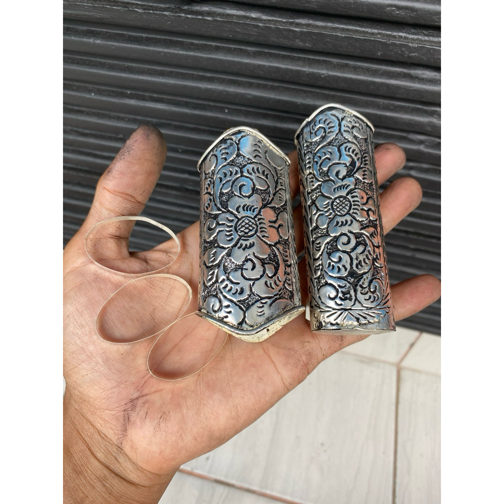 pendok bugis satu set lapis perak tebal 03mm