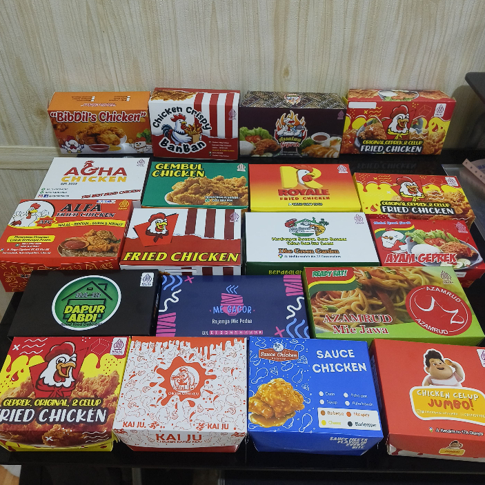 CUSTOM LOGO BRAND BOX FRIED CHICKEN