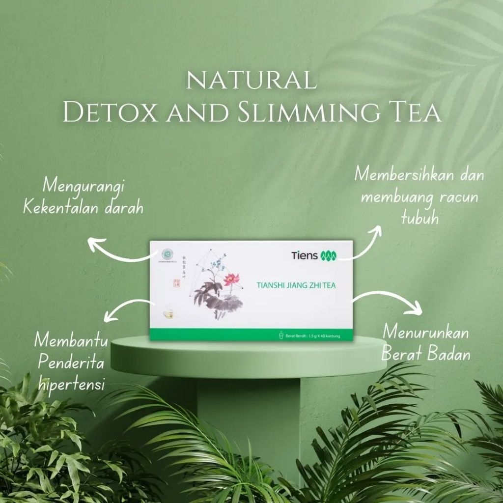 

Jiang Zhi Tea Teh Hijau Herbal Cina BPOM