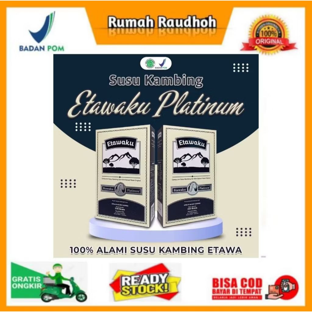 

SUSU KAMBING ETAWAKU ORIGINAL 200 GRAM